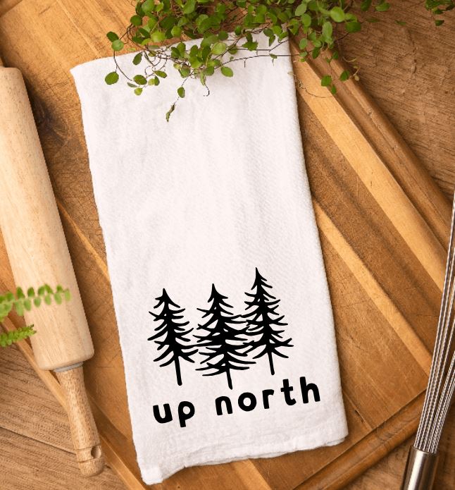 Up North Flour Sack Tea Towel #39