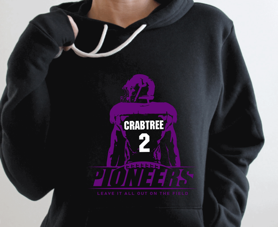 Custom Pioneers Football Design, Adult