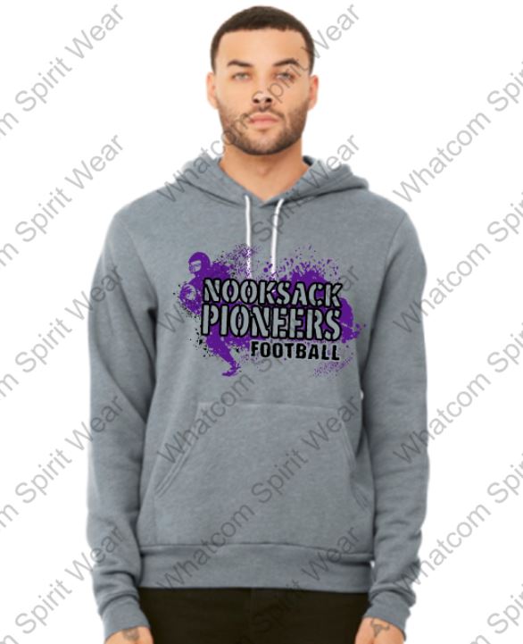 Pioneers Football Paint Splatter, Adult SW4