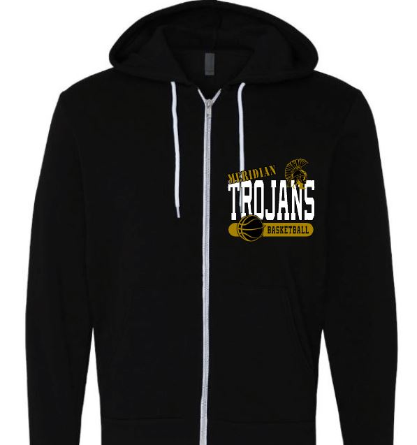 Meridian Trojans Basketball Pocket Design #SW62