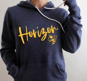 Horizon Hornets Back to School Navy Hoodie