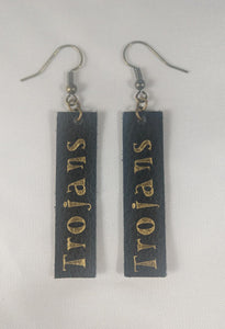 Trojan Bar Earrings