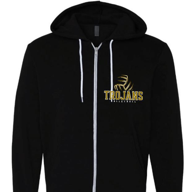 Meridian Trojans Volleyball Pocket Design #SW63